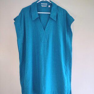 Country Road 100% Organic French linen popover dress / coverup size 10